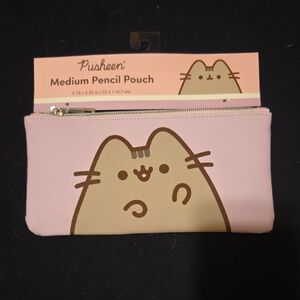 Pusheen Pink Medium Pencil Pouch NWT